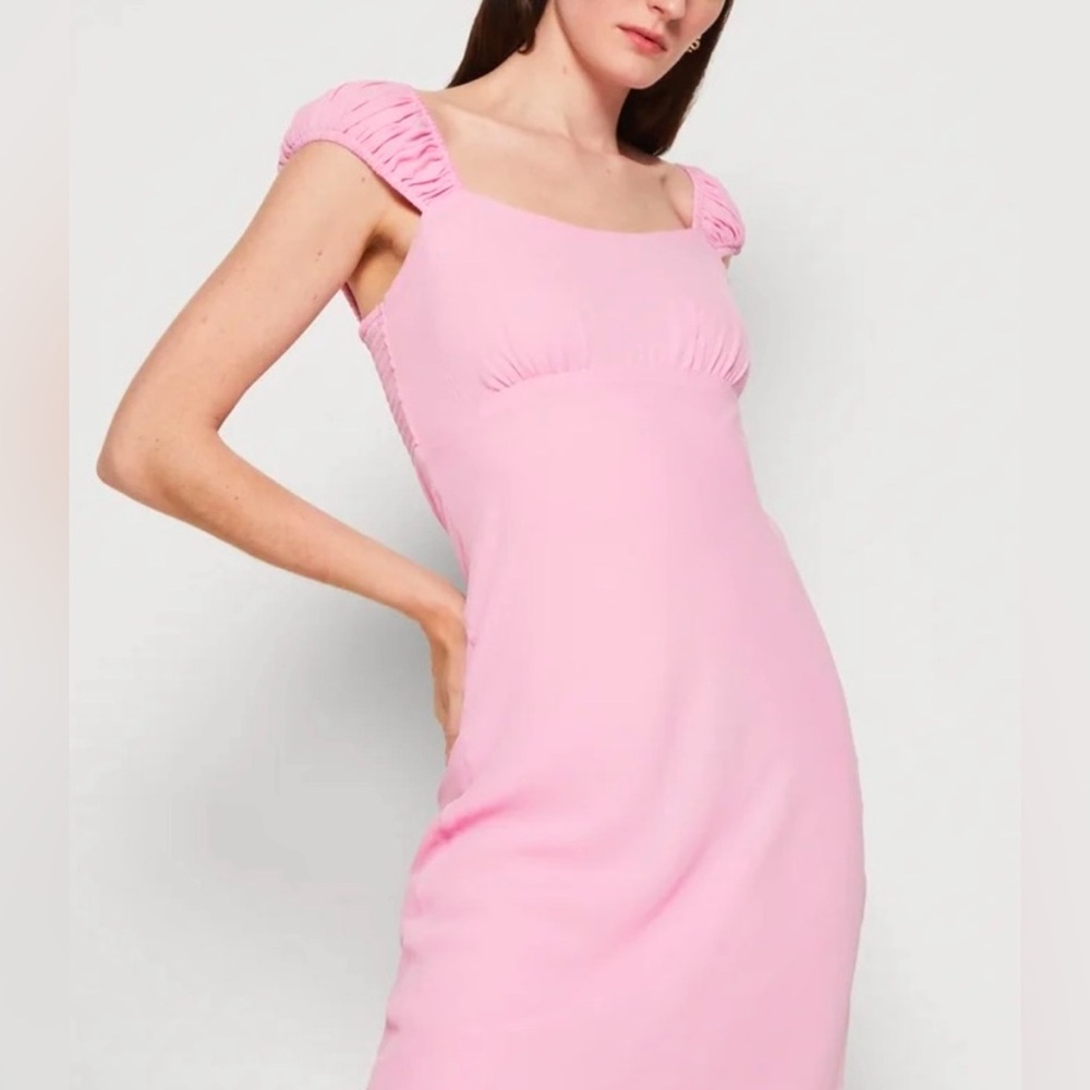Women’s Abercrombie and Fitch pastel pink maxi dress size xs - Picture 4 of 10
